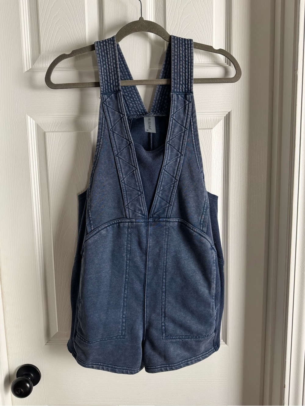 Altar'd State Washed Navy V-Neck Romper